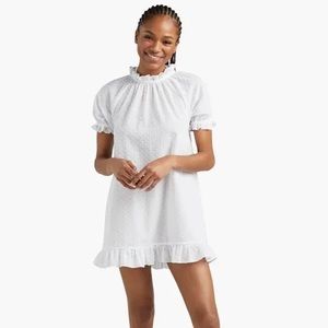 NWT Hill House White Swiss Dot Katherine Nap Dress - Extra Small